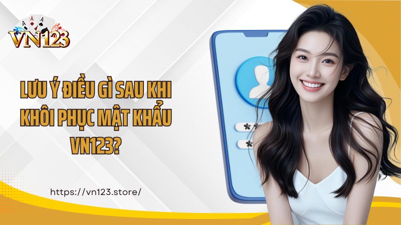 Lưu ý điều gì sau khi khôi phục mật khẩu VN123?