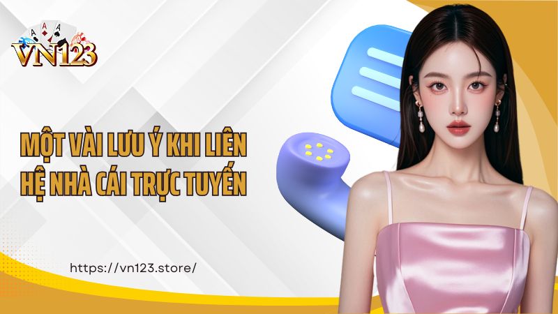 Một vài lưu ý khi liên hệ nhà cái trực tuyến
