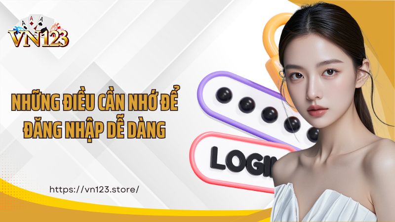 Những điều cần nhớ để đăng nhập dễ dàng