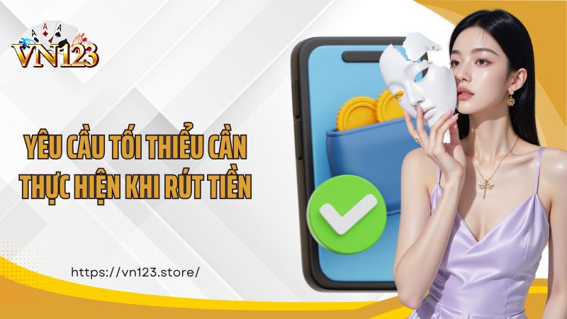 Yêu cầu tối thiểu cần thực hiện khi rút tiền